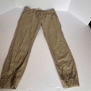 Levis‎ Boys Jogger Pants Medium Beige Casual Drawstring Waist